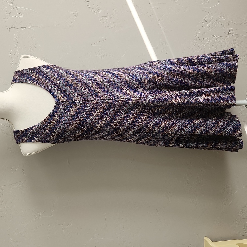 Anthro Maeve Deco Zig Zag Dress SP